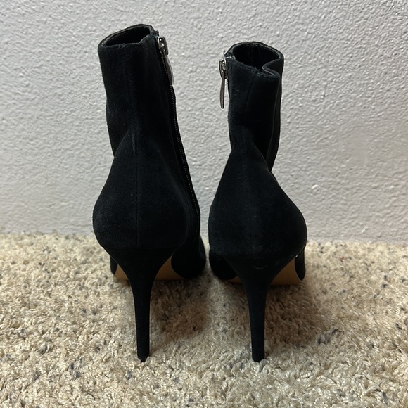 Steven Logic Black Suede Leather Ankle Booties Size 11 - Picture 5 of 11